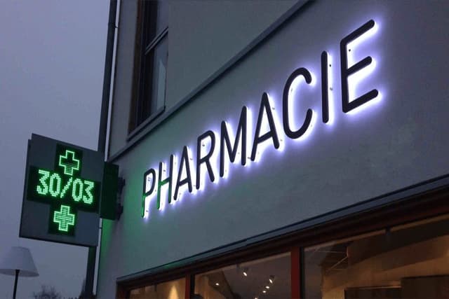 Enseigne pour magasin